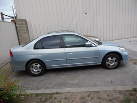 2005 HONDA CIVIC HYBRID SKY BLUE 4DR 1.3L AT A17571
